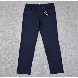 U-510 Under 5'10 Pants Mens 32x28 Blue Mason Omni Stretch Knit City Chino NEW